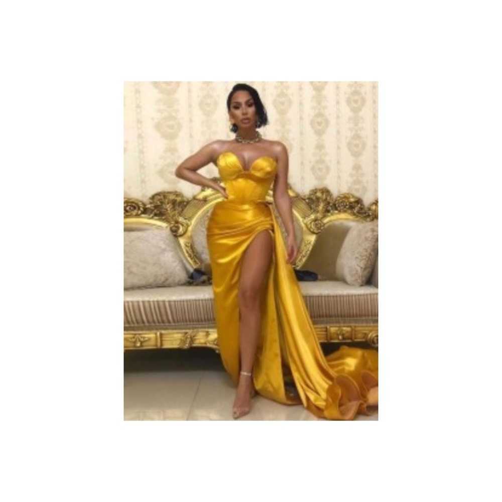 Beautiful Satin Ruched Dress. Brand New